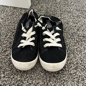 Black Slip On Sneakers